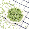 Dehydrated freeze-dried green pea cubes